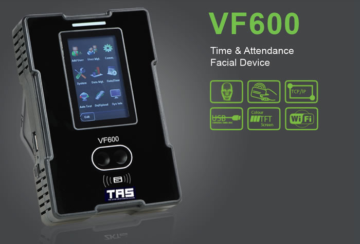 VF600 Biometric Time Attendance facial recognition